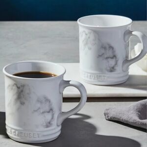 Brand New Le Creuset Marble Mugs (Set Of 2)
